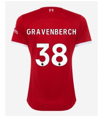 Liverpool Ryan Gravenberch #38 Replica Home Stadium Shirt for Women 2023-24 Short Sleeve